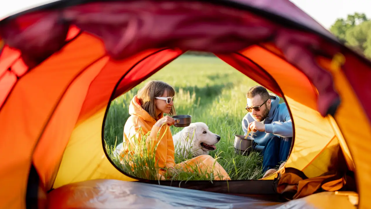 Guardar Comida ao Acampar com Cachorro